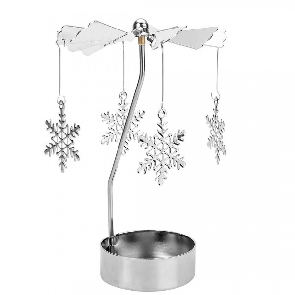 Mayitr Tealight Candlestick Christmas Decorations