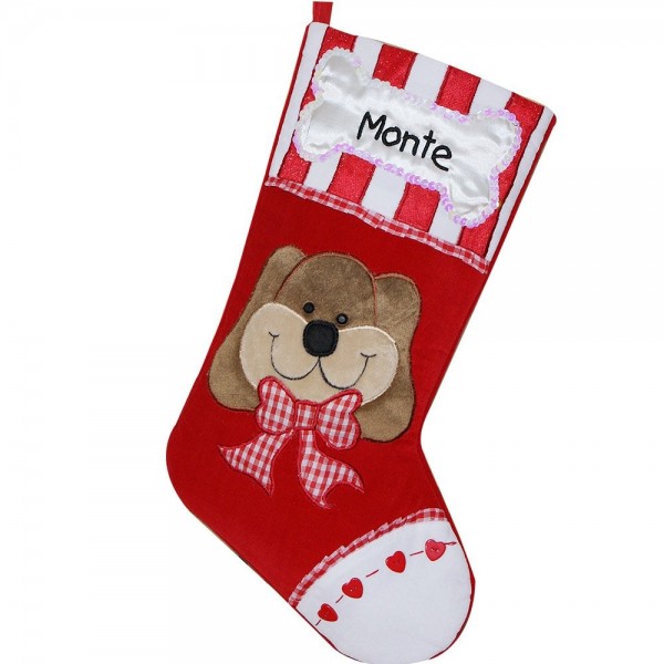 GiftsForYouNow Personalized Dog Christmas Stocking