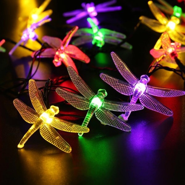Allytech Dragonfly Waterproof Christmas Decorations