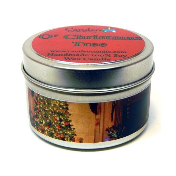 O' Christmas Tree 4oz - Super Scented Soy Candle Tin - CX11GCORVJD