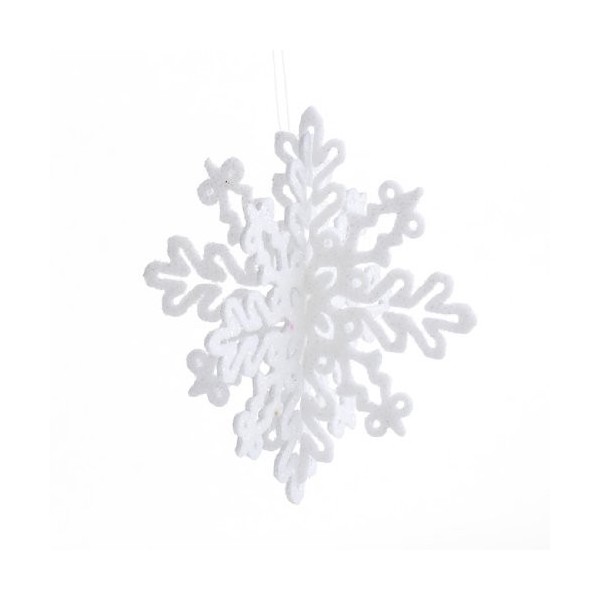 Package Glistening Snowflake Decorations Ornaments