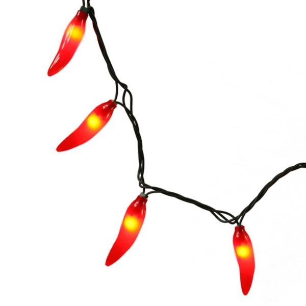 Vickerman Chili Pepper Christmas Lights