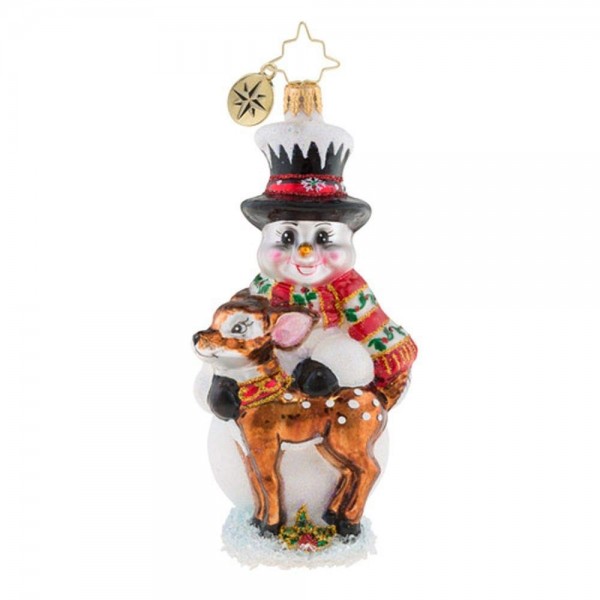 Christopher Radko Fawned Christmas Ornament