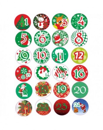 INDIGOS UG Calendar Stickers Christmas