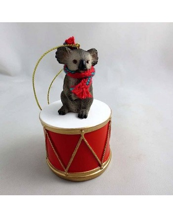 Little Drummer Koala Christmas Ornament