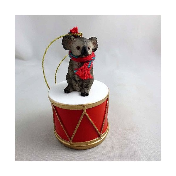 Little Drummer Koala Christmas Ornament