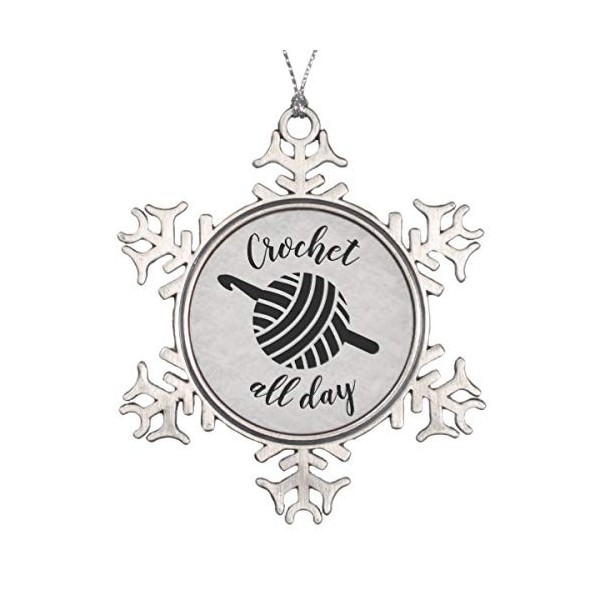 Vehfa Decorations Personalized Snowflake Christmas