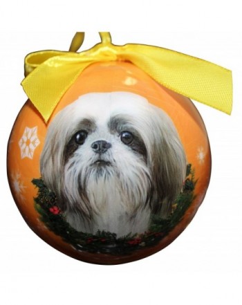 Shih Tzu Christmas Ornament Personalize