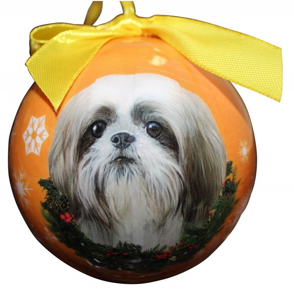 Shih Tzu Christmas Ornament Personalize