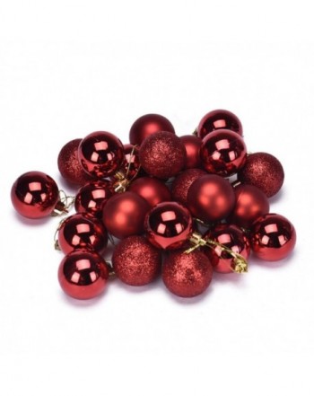 Iuhan Christmas 24PC Plastic Decoration