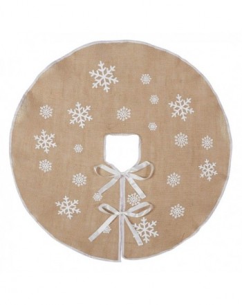 MACTING Countryside Snowflake Printed Decorations