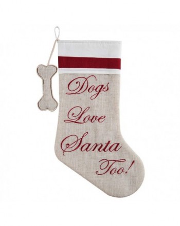 8 5x20 stocking Dogs Love Santa