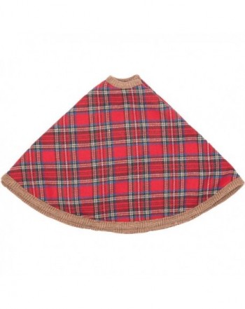 Christmas Holiday Decor-Gavin Red Mini Tree Skirt - 21