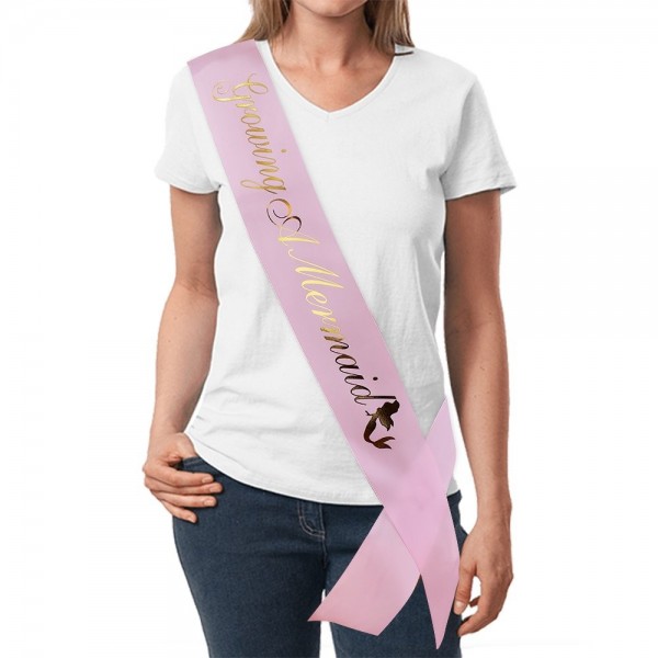 Growing Mermaid Sash Princess Sprinkle Growing Mermaid Sash Princess Sprinkle