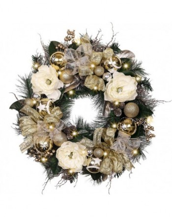 Madelyn Champagne Christmas Ornaments Operated