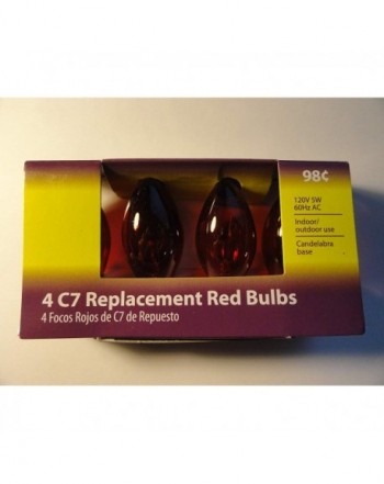 Holiday Time Transparent Replacement Bulbs