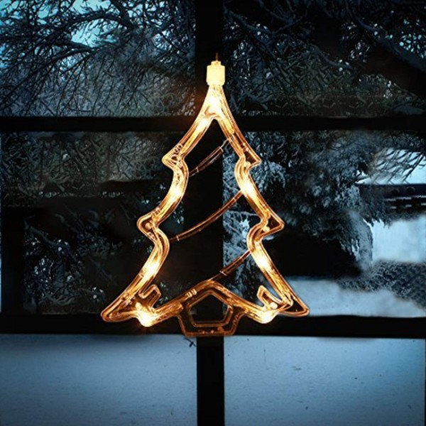 SILIVN Christmas Lighted Decorations Silhouette