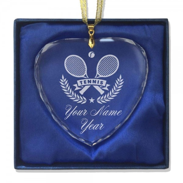 Heart Crystal Christmas Ornament Personalized Heart Crystal Christmas Ornament Personalized