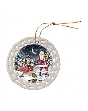 Doggie Day Dalmatian Christmas Ornament