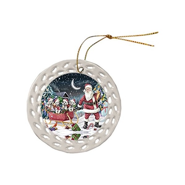 Doggie Day Dalmatian Christmas Ornament