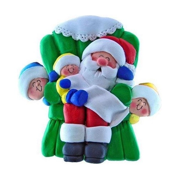 Ornament Central OC 157 3 Santa Figurine