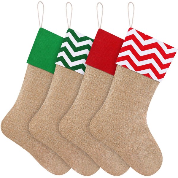 Hestya Christmas Stockings Fireplace Ornaments