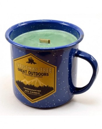 Christmas Tree Candle Enamel Camping