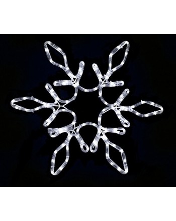 Queens Christmas WL SFSTAR 24 PW Rope Lit Snowflake