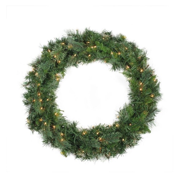 NORTHLIGHT Z84550 Artificial Christmas Wreath Clear