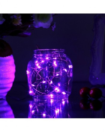 Battery Operated Lights Purple Batteries included