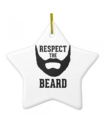 Respect DoubleSided Ceramic Christmas Ornament