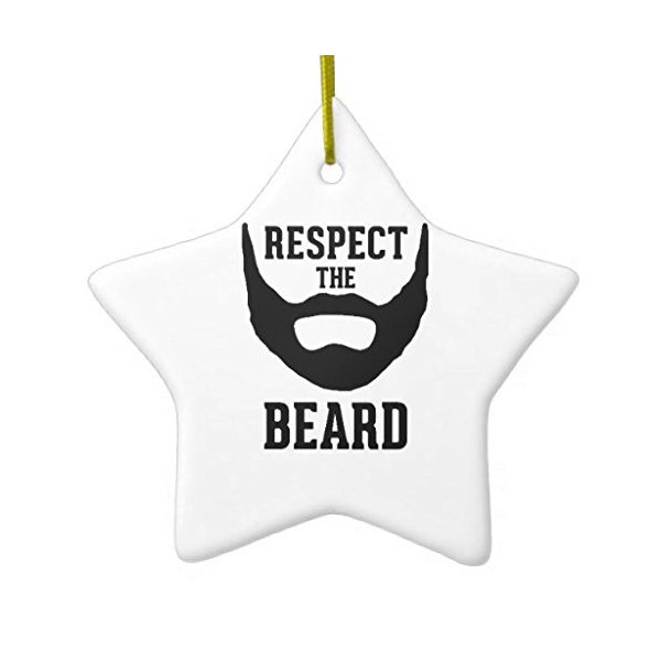 Respect DoubleSided Ceramic Christmas Ornament