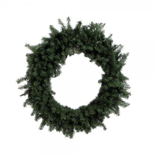 Vickerman Canadian Wreath Unlit 24 Inch Green