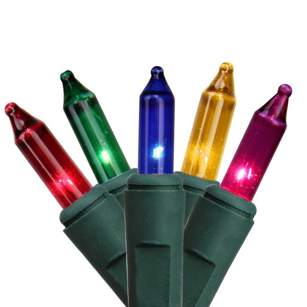 100 Bulbs Multi Color Christmas Spacing