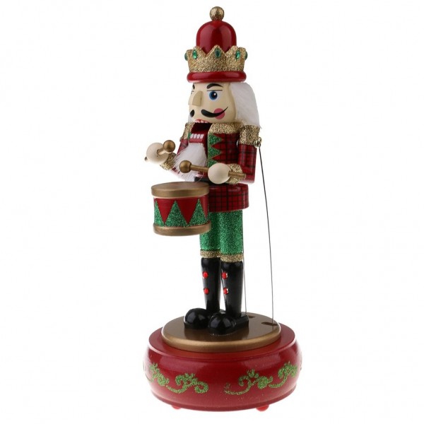 MonkeyJack Painted Drummer Nutcracker Ornament