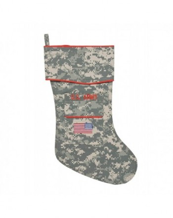 Army Christmas Stocking ACU Fabric