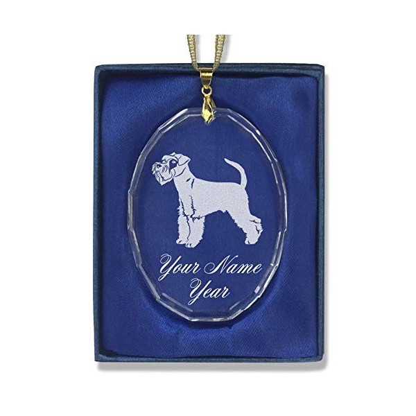 Christmas Ornament Schnauzer Personalized Engraving