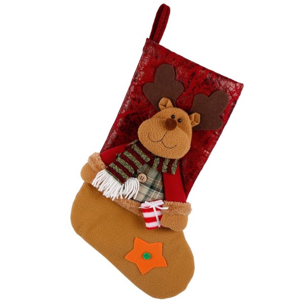 Codream Christmas Stockings Applique Decoration