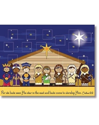 Childrens Christmas Nativity Calendar Classroom