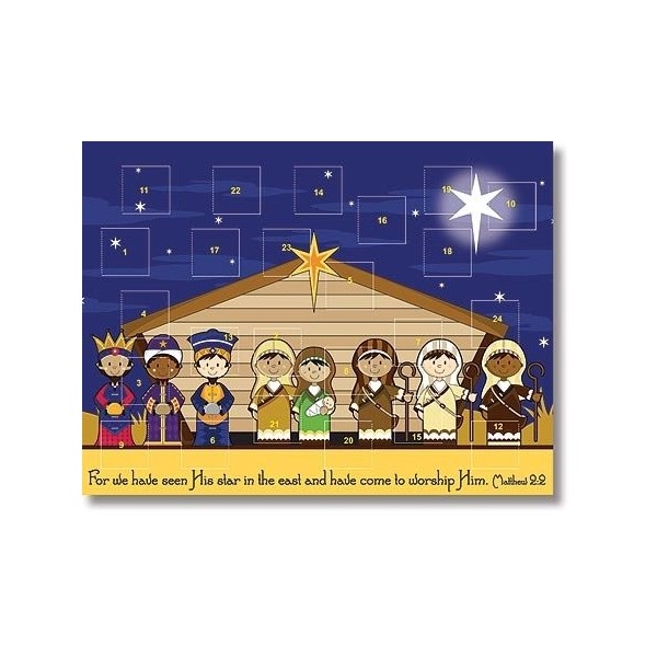 Childrens Christmas Nativity Calendar Classroom