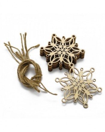 Snowflake Figurine Embellishments Christmas Ornament