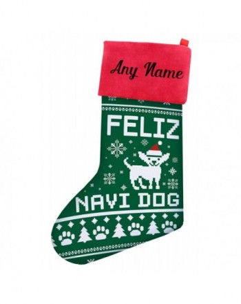 Christmas Stockings Chihuahua Personalized Stocking