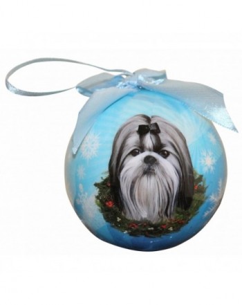 Shih Tzu Christmas Ornament Personalize