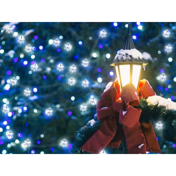 Christmas Snowflake Battery Operated Decorations