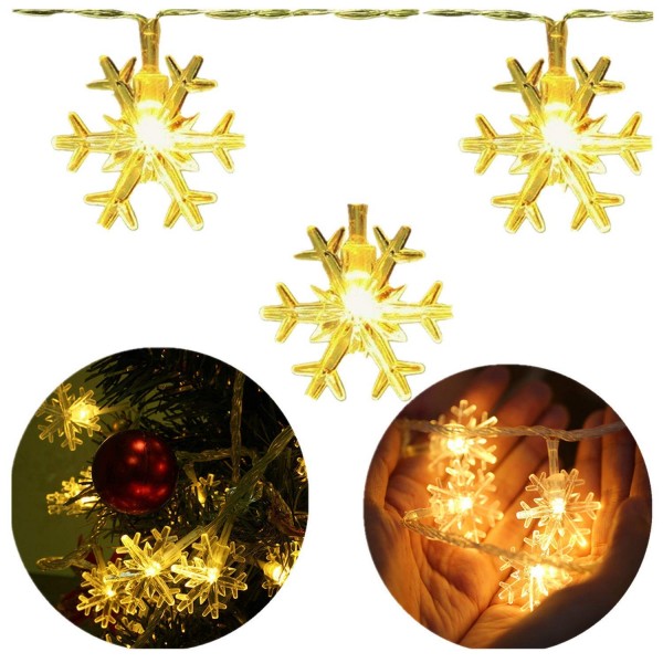 INFILILA Snowflake Christmas Waterproof Decorative