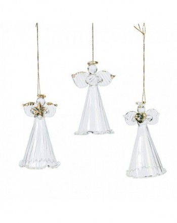 Dozen Glass Angel Ornaments CHRISTMAS