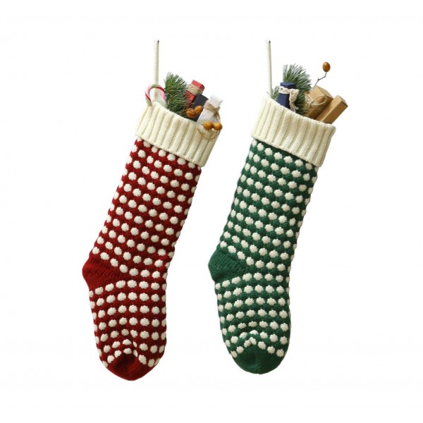 Owlgift Christmas Stockings Crochet Decoration