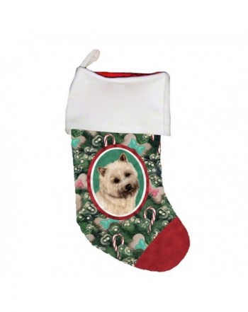 Cairn Terrier Wheaten Christmas Stocking