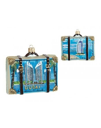 Suitcase Emirates Christmas Ornament Jumeirah