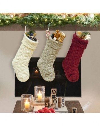 Dailybella Christmas Stockings Decorations Multicolor